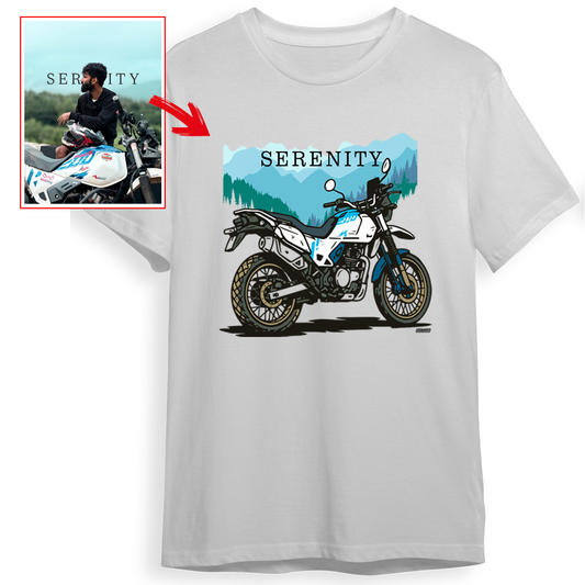_o_rajath - WHITE Custom Designed ROUND NECK TSHIRT