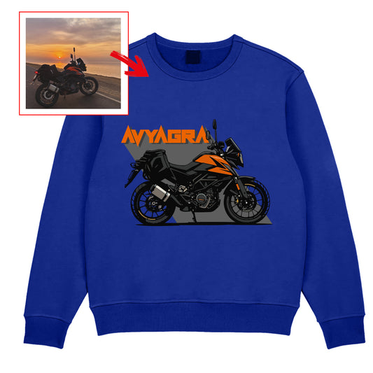 aakasshmakhija - BLUE Custom Designed SWEATSHIRT
