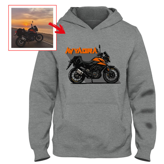 aakasshmakhija - DARK GREY Custom Designed HOODIE