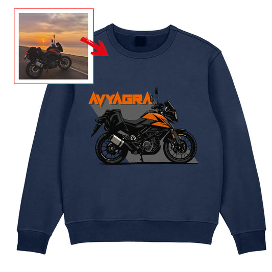 aakasshmakhija - NAVY Custom Designed SWEATSHIRT