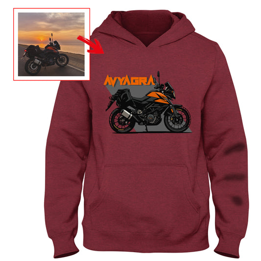 aakasshmakhija - RED Custom Designed HOODIE