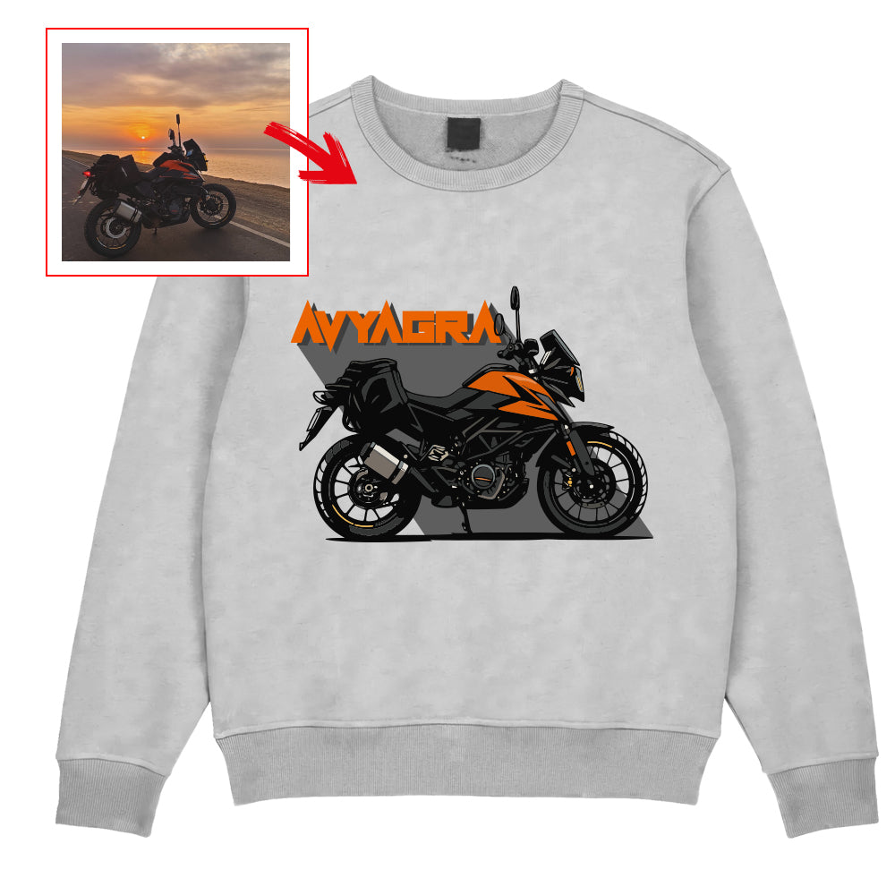 aakasshmakhija - WHITE Custom Designed SWEATSHIRT