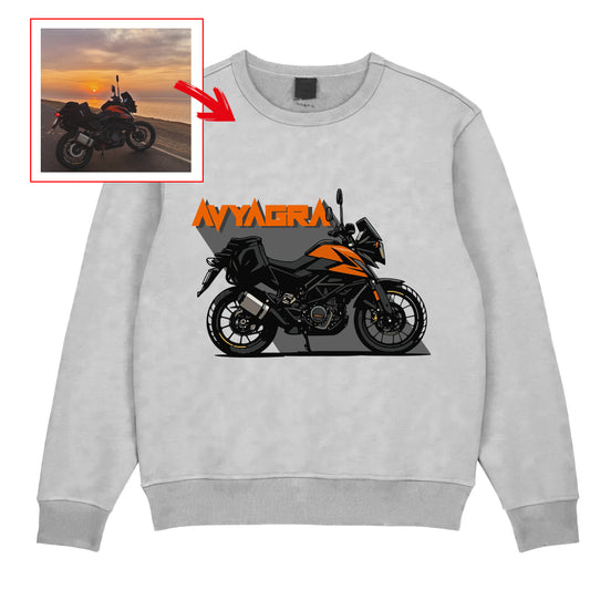 aakasshmakhija - WHITE Custom Designed SWEATSHIRT