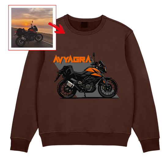 aakasshmakhija - BROWN Custom Designed SWEATSHIRT