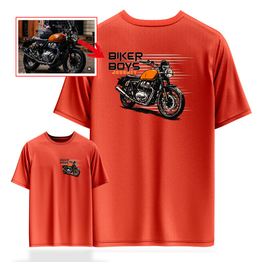 bikerboysjourney - ORANGE Custom Designed OVERSIZED