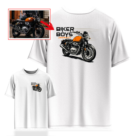 bikerboysjourney - WHITE Custom Designed OVERSIZED