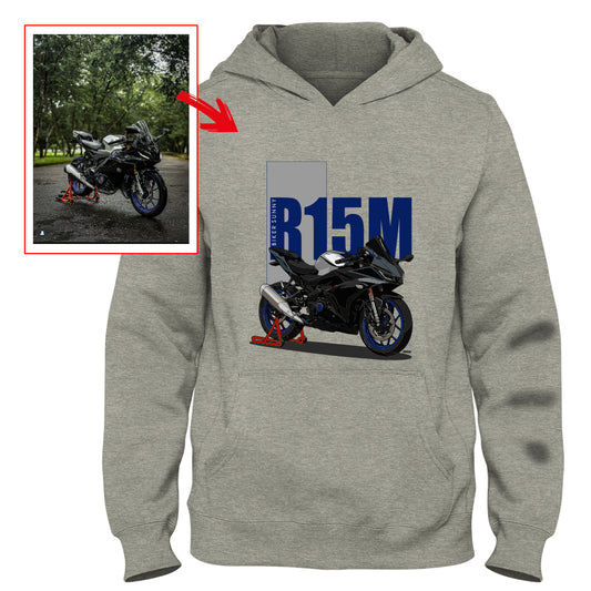 _bikersunny - LIGHT GREY Custom Designed HOODIE