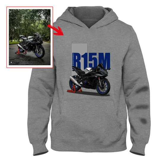 _bikersunny - DARK GREY Custom Designed HOODIE