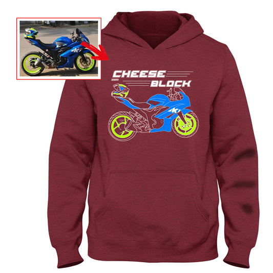 _cheeseblock74_ -RED Custom Designed HOODIE