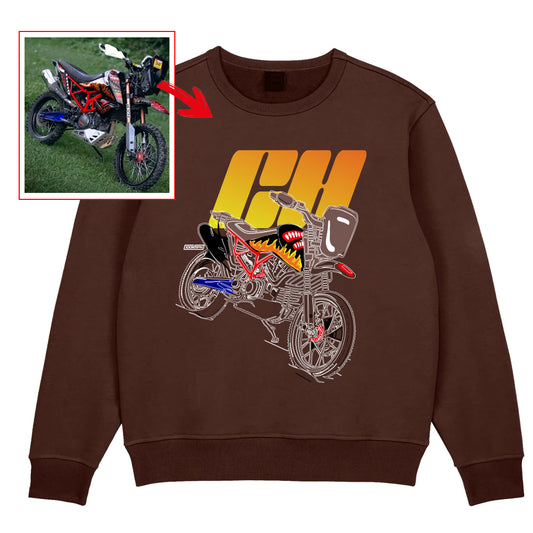 ch__saddler - BROWN Custom Designed SWEATSHIRT