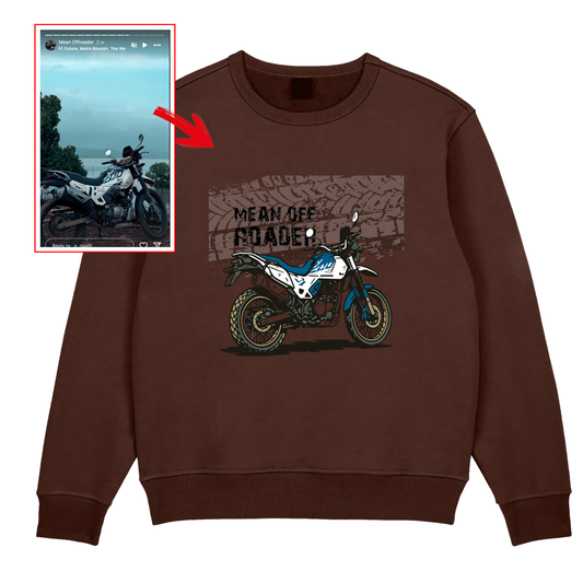 _o_rajath - BROWN Custom Designed SWEATSHIRT