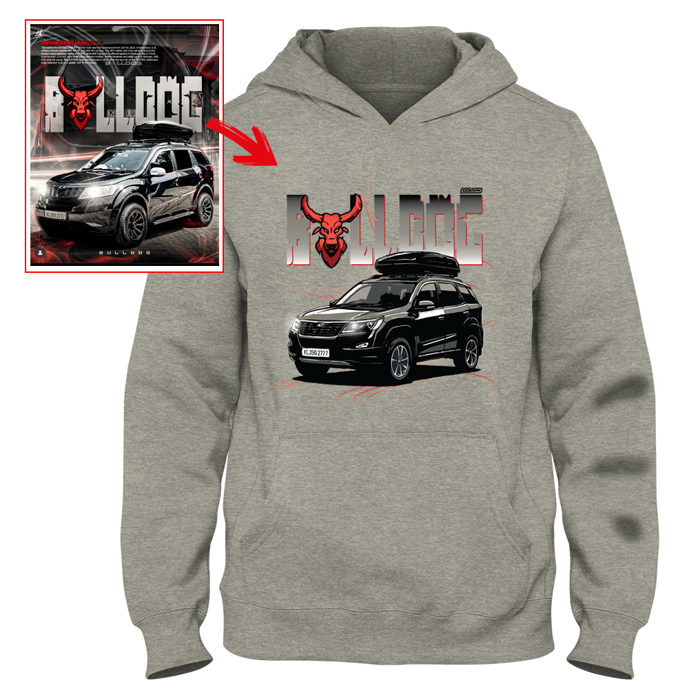 akash_efx_z - LIGHT GREY Custom Designed HOODIE