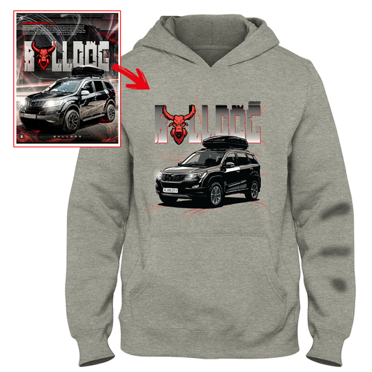 akash_efx_z - LIGHT GREY Custom Designed HOODIE