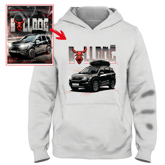 akash_efx_z - WHITE Custom Designed HOODIE