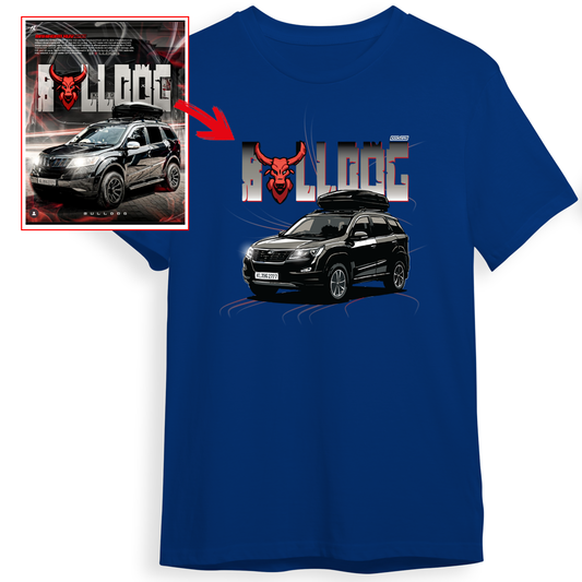 akash_efx_z - ROYALE BLUE Custom Designed ROUND NECK TSHIRT
