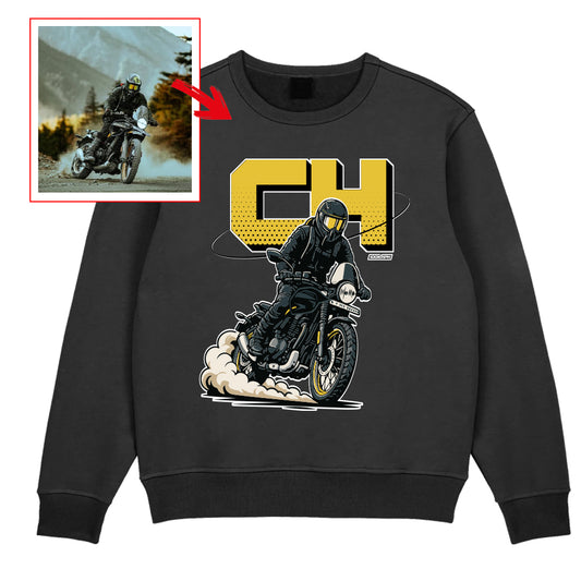 ch__saddler -BLACK Custom Designed SWEATSHIRT