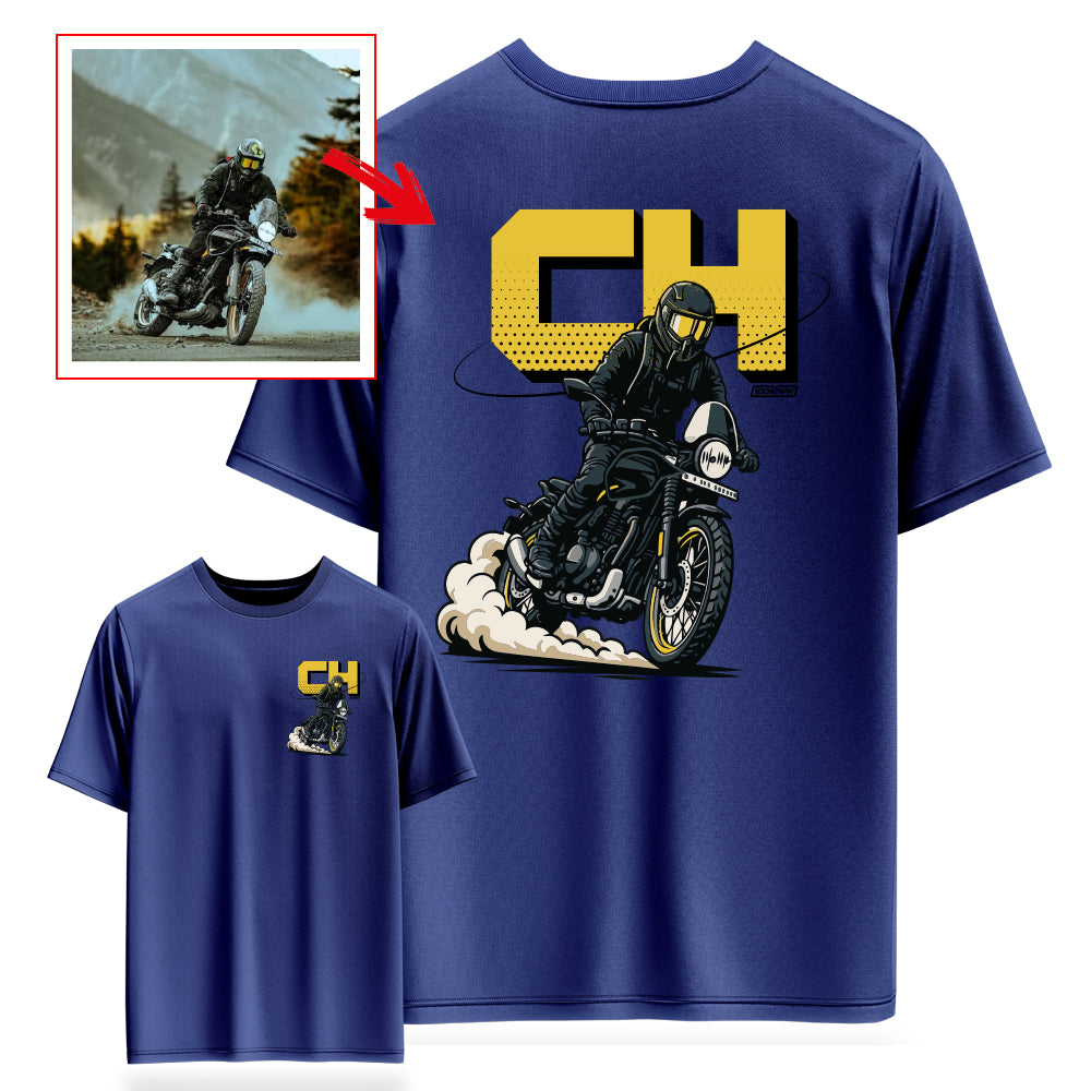 ch__saddler-NAVY BLUE Custom Designed OVERSIZED