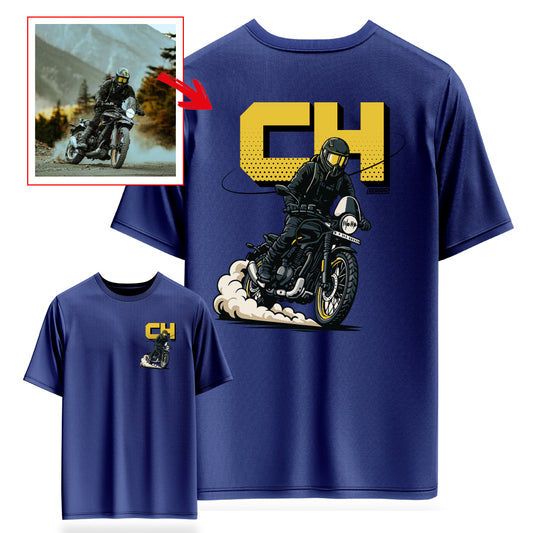 ch__saddler-NAVY BLUE Custom Designed OVERSIZED