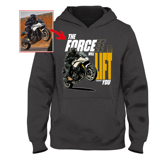 anis.shaikh.media  - BLACK Custom Designed HOODIE