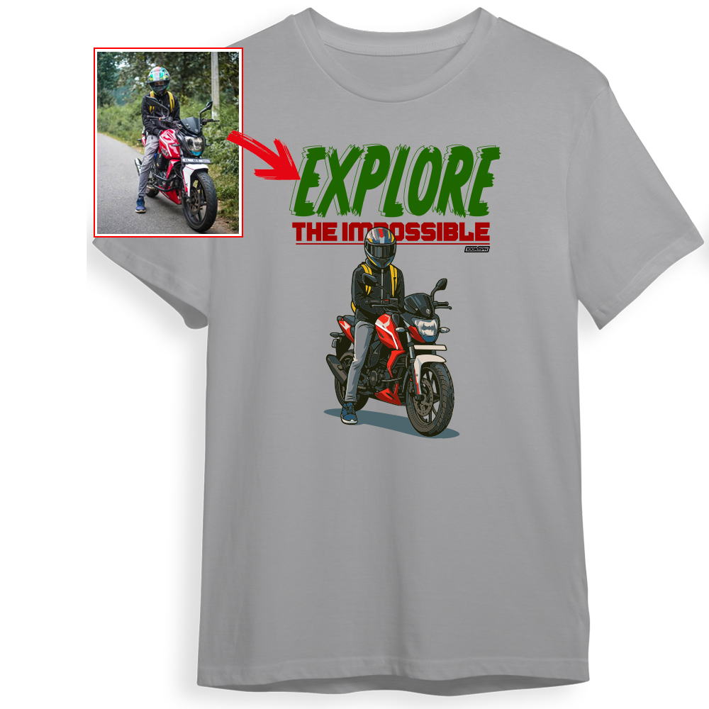 the_speedometric_boy - GREY Custom Designed ROUND NECK TSHIRT