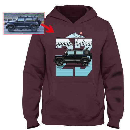 yangpethalingi_23 - MAROON Custom Designed HOODIE