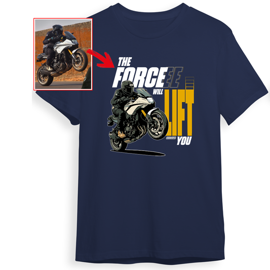 anis.shaikh.media - NAVY Custom Designed ROUND NECK TSHIRT