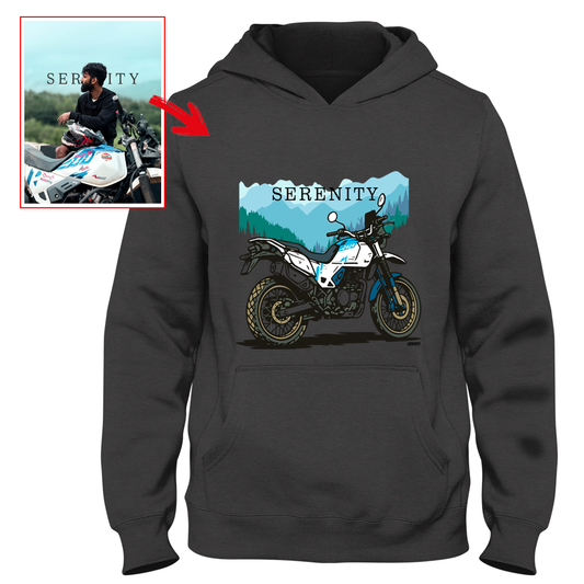_o_rajath - BLACK Custom Designed HOODIE