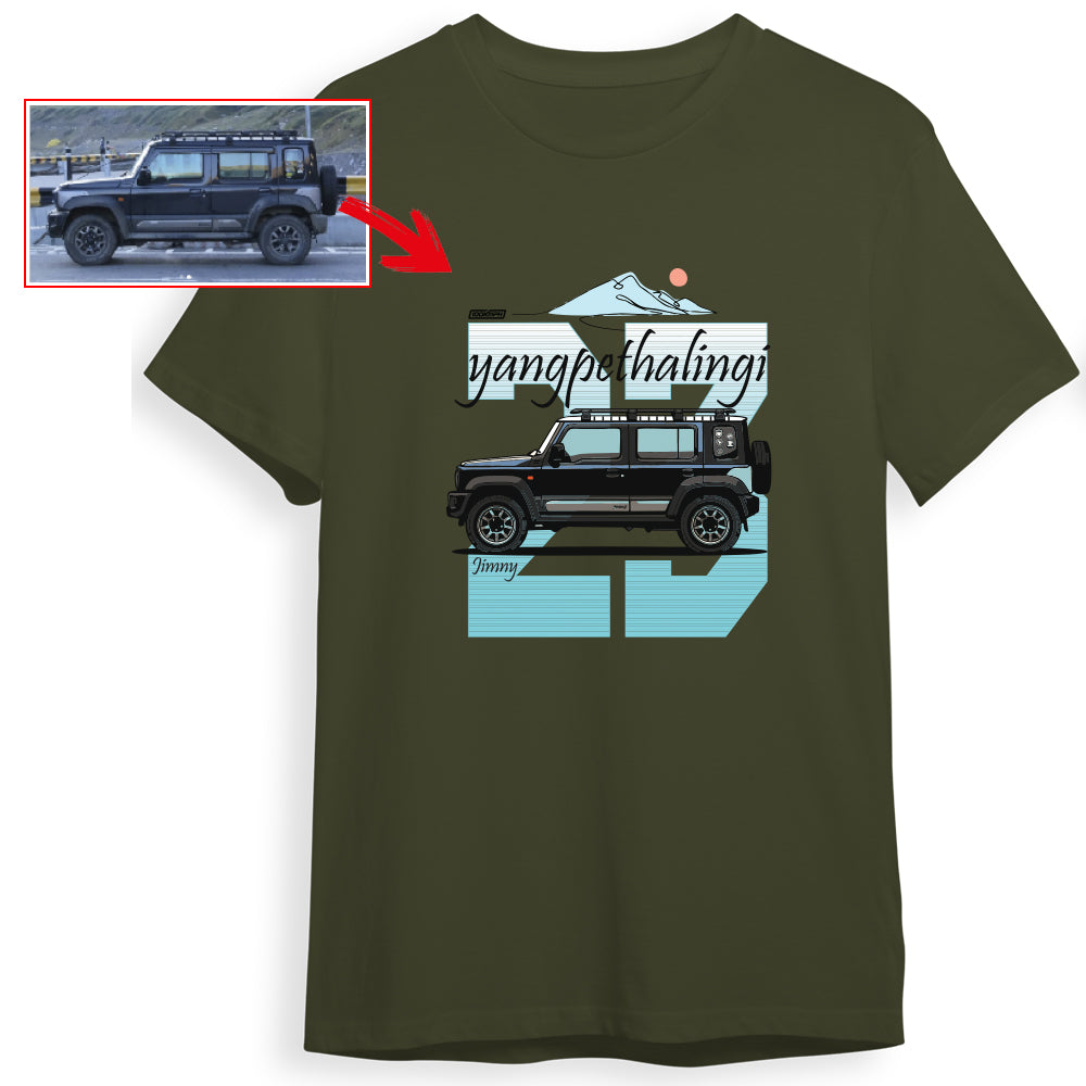 yangpethalingi_23 - OLIVE Custom Designed ROUND NECK TSHIRT