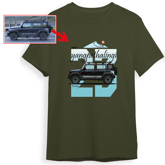 yangpethalingi_23 - OLIVE Custom Designed ROUND NECK TSHIRT