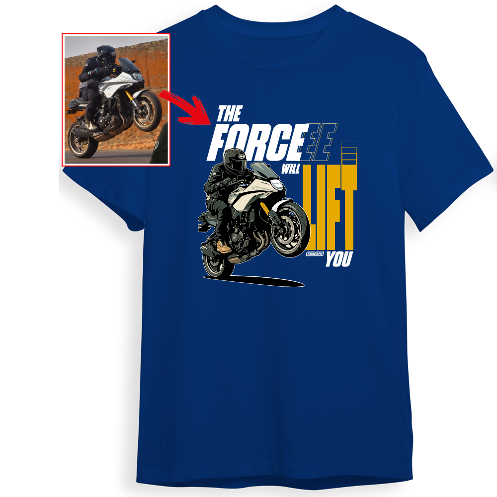 anis.shaikh.media - ROYALE BLUE Custom Designed ROUND NECK TSHIRT