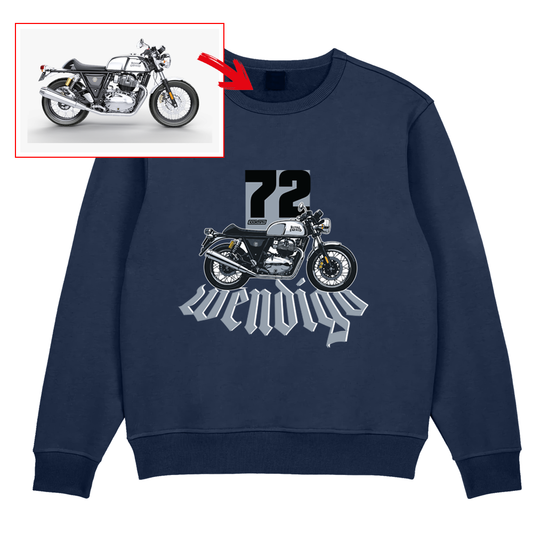 wendigo_72 - NAVY Custom Designed SWEATSHIRT