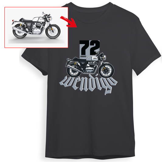 wendigo_72 - DARK GREY Custom Designed ROUND NECK TSHIRT