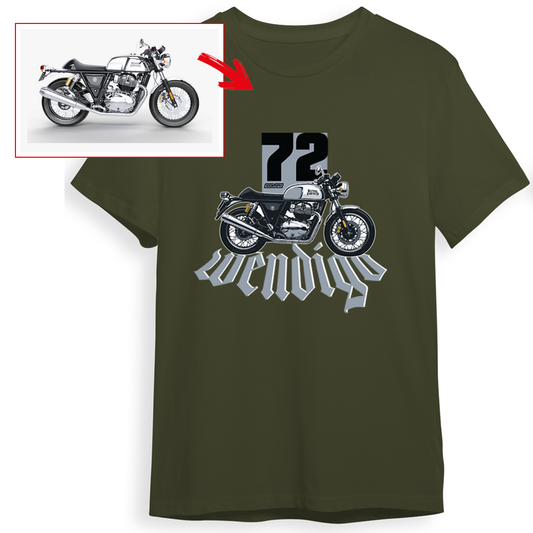 wendigo_72 - OLIVE Custom Designed ROUND NECK TSHIRT