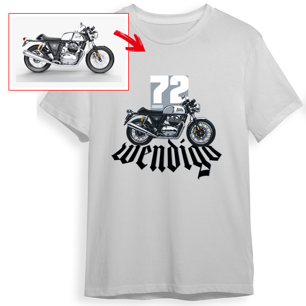 wendigo_72 - WHITE Custom Designed ROUND NECK TSHIRT