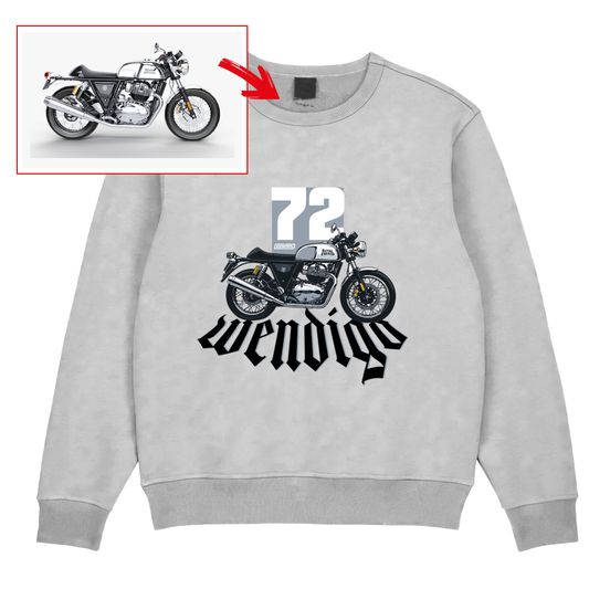 wendigo_72 - WHITE Custom Designed SWEATSHIRT