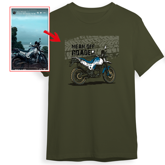_o_rajath - OLIVE Custom Designed ROUND NECK TSHIRT