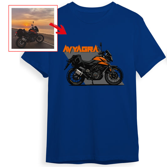 aakasshmakhija - ROYALE BLUE Custom Designed ROUND NECK TSHIRT