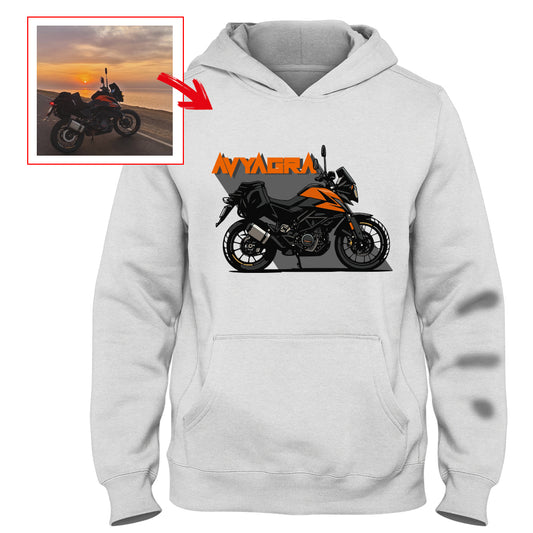aakasshmakhija - WHITE Custom Designed HOODIE