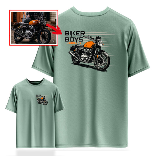bikerboysjourney - LIGHT GREEN Custom Designed OVERSIZED