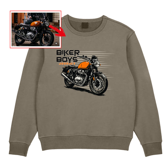 bikerboysjourney - CREME Custom Designed SWEATSHIRT