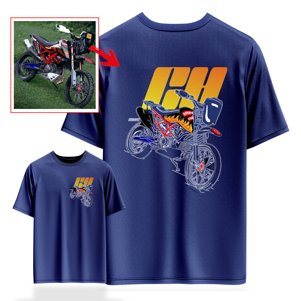 ch__saddler-NAVY BLUE Custom Designed OVERSIZED