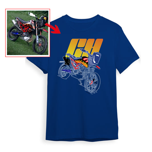 ch__saddler - ROYAL BLUE Custom Designed ROUND NECK TSHIRT