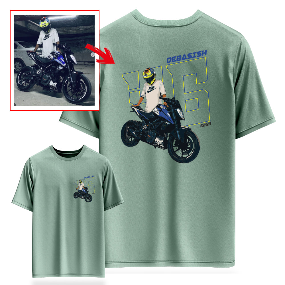 debasish_46_- LIGHT GREEN Custom Designed OVERSIZED