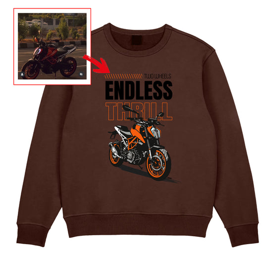 _surajgunjal_ - BROWN Custom Designed SWEATSHIRT