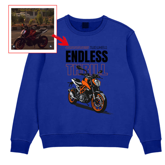 _surajgunjal_ - BLUE Custom Designed SWEATSHIRT