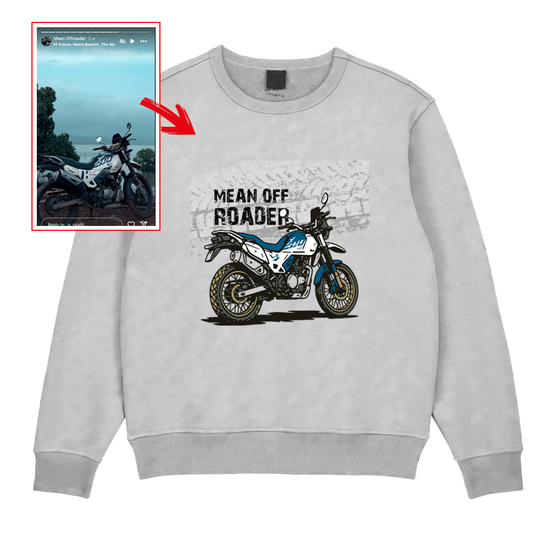 _o_rajath - WHITE Custom Designed SWEATSHIRT