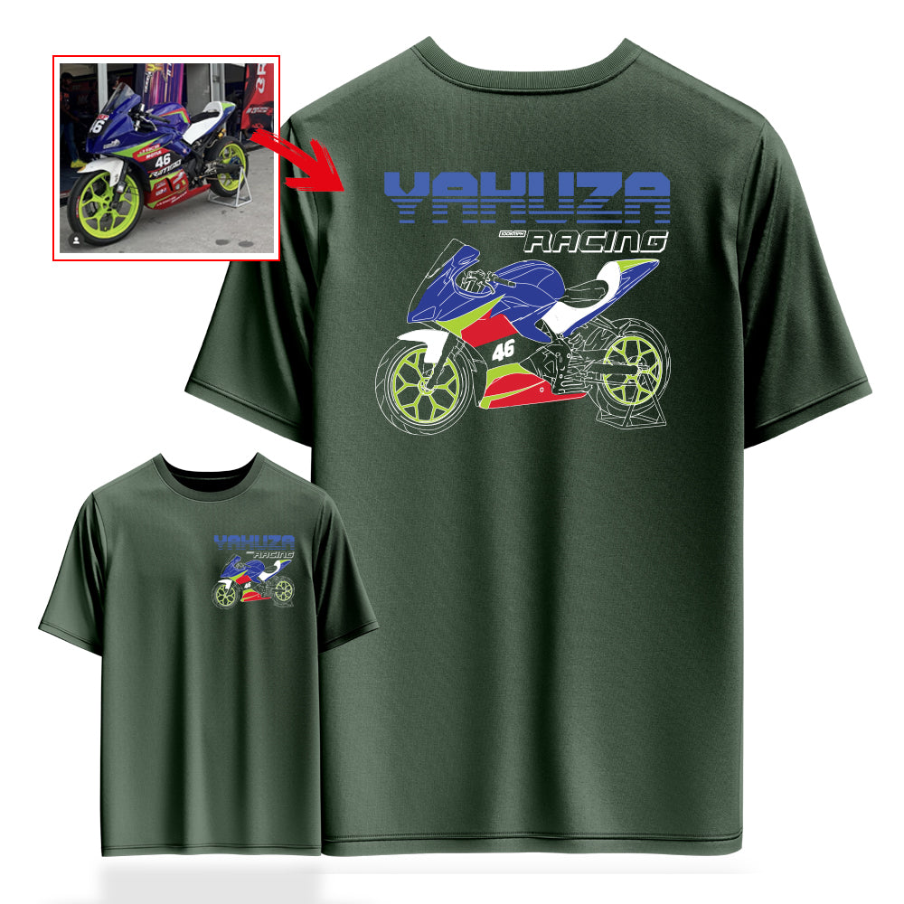 yakuzaracingindia-OLIVE GREEN Custom Designed OVERSIZED