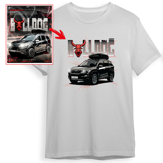 akash_efx_z - WHITE Custom Designed ROUND NECK TSHIRT
