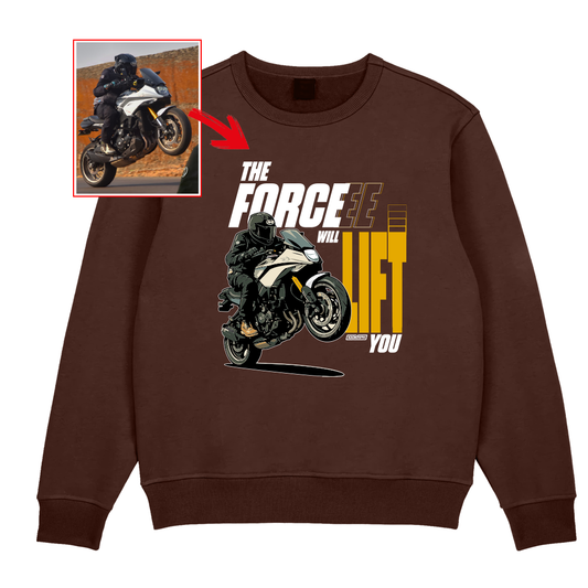 anis.shaikh.media  - BROWN Custom Designed SWEATSHIRT