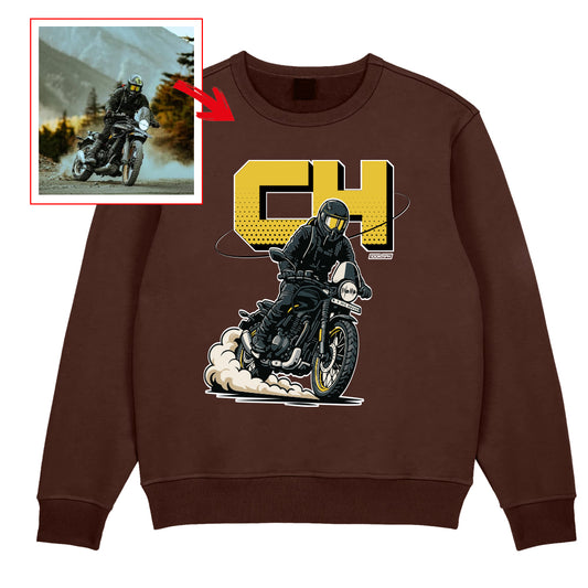 ch__saddler - BROWN Custom Designed SWEATSHIRT